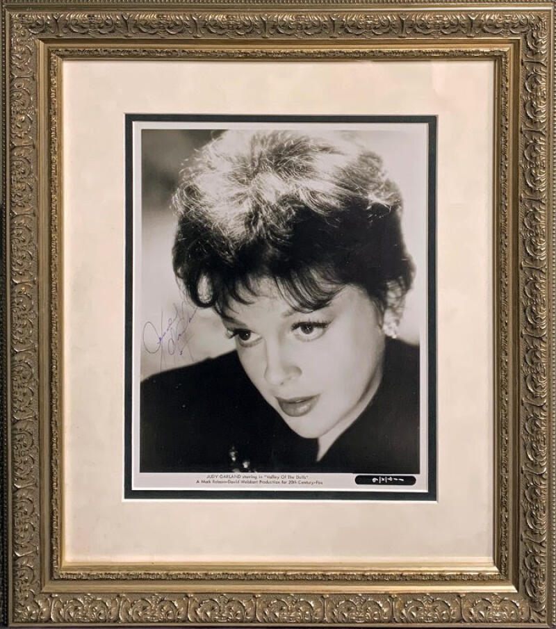 Rare Judy Garland Signed 8x10 Original Studio Photo. PSA Image 1