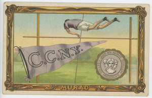 1910-11 C.C.N.Y. #5 T6 Murad Tobacco Premium Large College Series Image 1