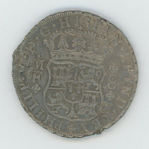 1740/30 MO MF Mexico 8 Reale. Image 1