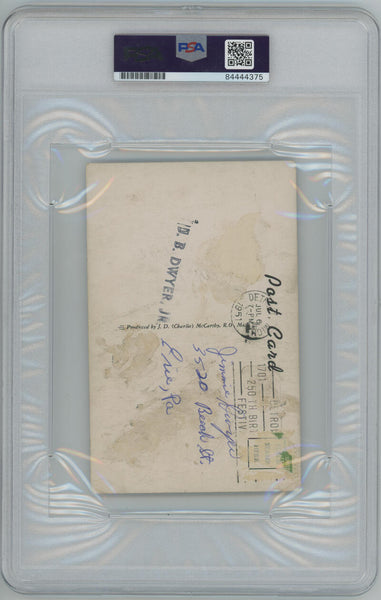 1951 George Kell Signed Autograph Photo Postcard. PSA Image 2