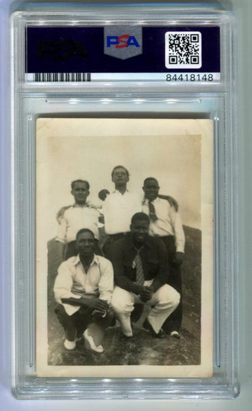 Bertrum Hunter Signed Original Snapshot Photo 1948. Negro Leagues. Rare. PSA Image 2
