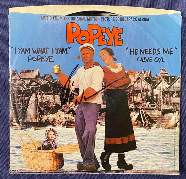 Robin Williams 1980 Signed Original Album from Popeye. PSA Image 1