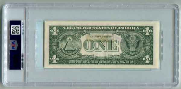Johnny Bench Signed $1 Dollar Bill Autograph. Auto PSA Image 2