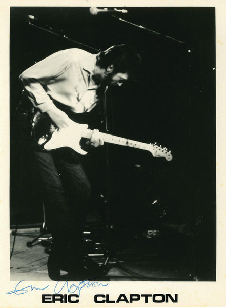 Vintage Eric Clapton Signed 8x10 Photo Autograph. Full Name Auto, PSA Image 2