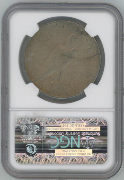 1922 Top 50 Peace Dollar. VAM 2C2 Extra Hair. NGC XF45 Image 2