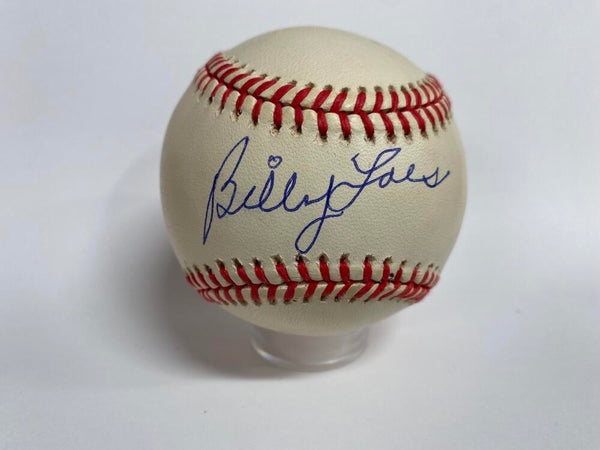 Billy Loes Single Signed Baseball. Brooklyn Dodgers World Champion. PSA Auto Image 1