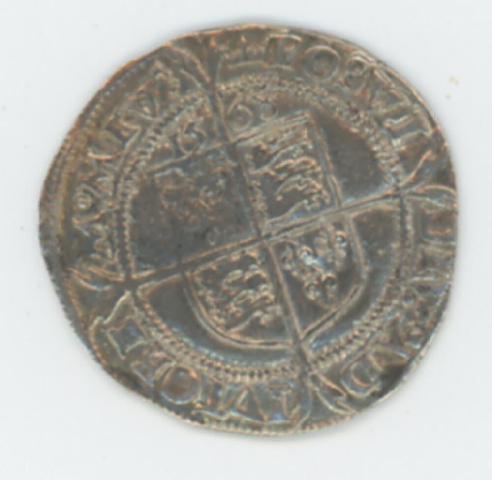 1568 England 6 Pence Silver. Elizabeth 1st. RAW Image 1