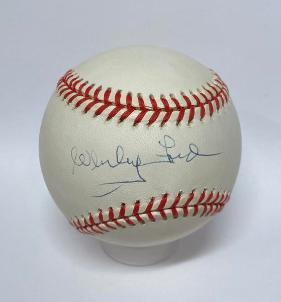 Whitey Ford Single Signed Baseball. PSA Image 2