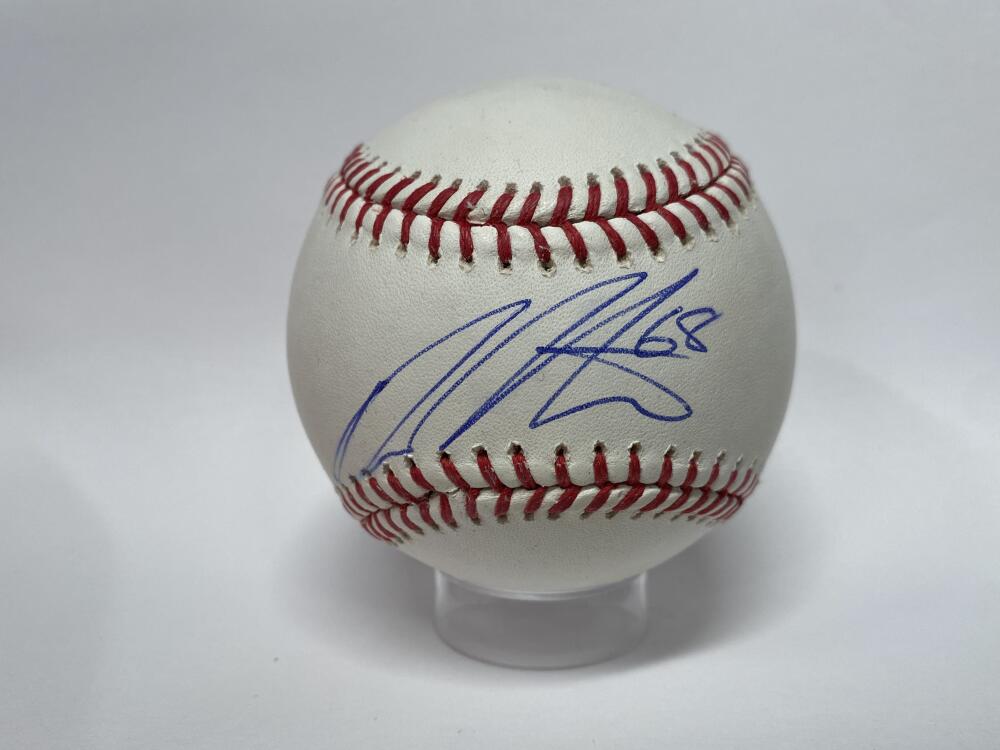 Dellin Betances Single Signed Baseball. PSA Image 1
