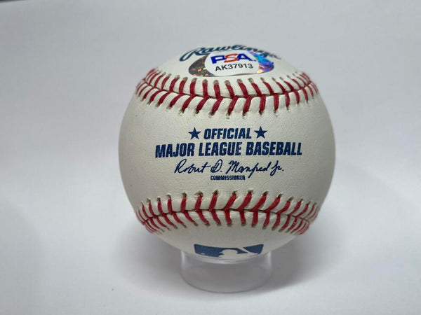 Dellin Betances Single Signed Baseball. PSA Image 2