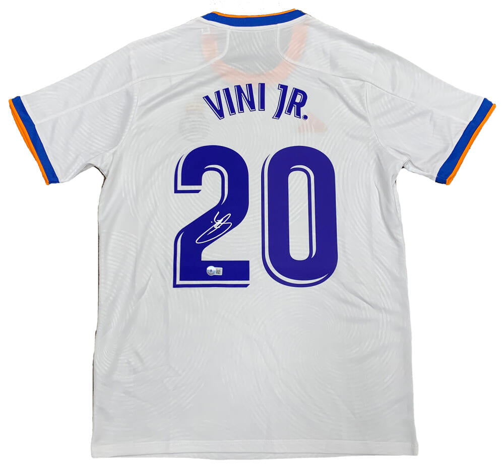 Vincius Vini Jr Signed Real Madrid Adidas Jersey. Auto Beckett BAS Image 1