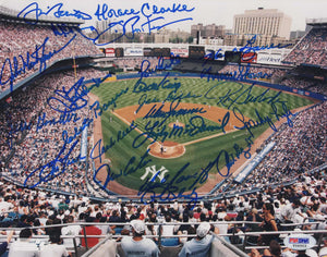 New York Yankees Stars Signed Yankee Stadium Photo. 23 Signatures. PSA/DNA LOA Image 1