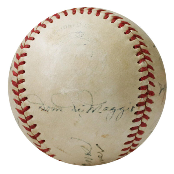 1949 Boston Red Sox Team Signed Baseball, 21 Signatures. PSA Image 2