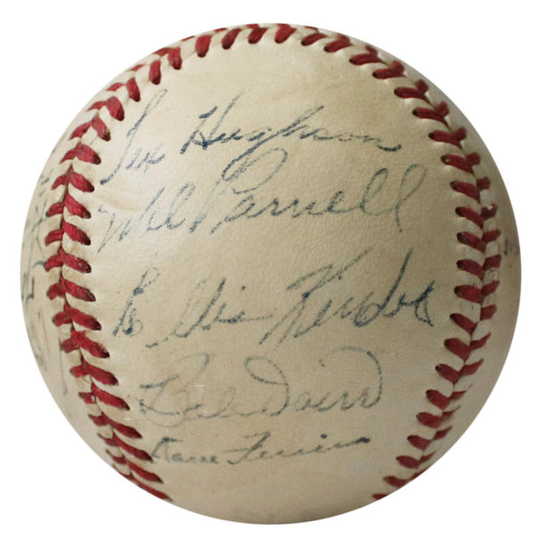 1949 Boston Red Sox Team Signed Baseball, 21 Signatures. PSA Image 4