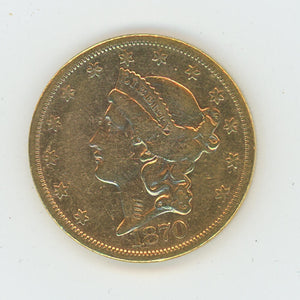 1870 S $20 Gold Liberty Head Image 1