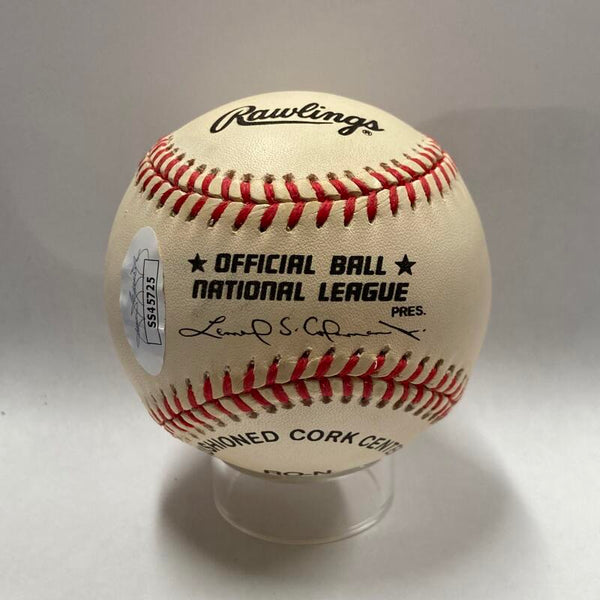 Burt Reynolds Rare Single Signed Baseball. JSA Image 2