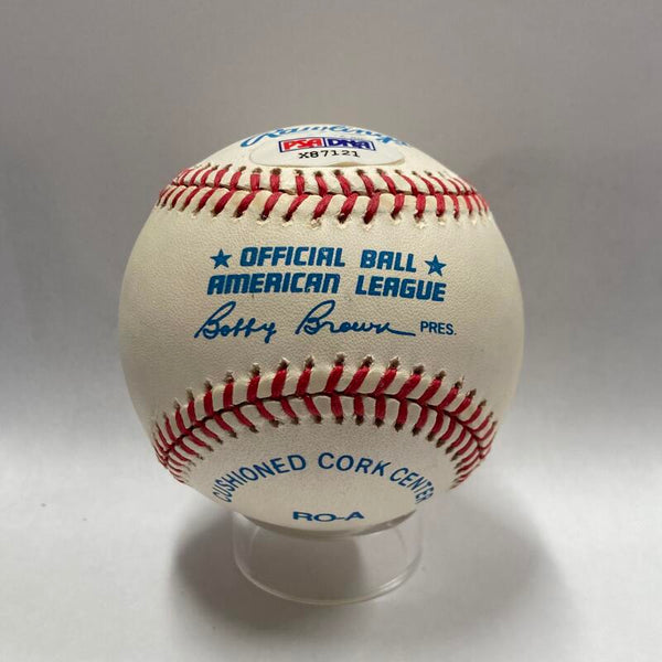 Tony "Pedro" Oliva Single Signed Full Name Inscription Baseball. PSA Image 2