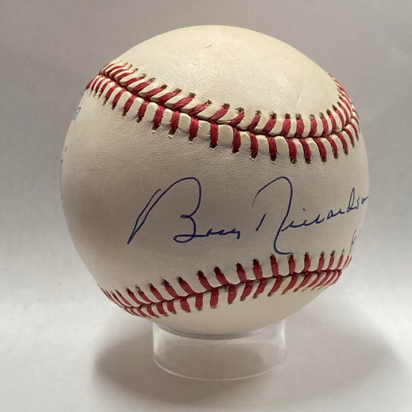 Bobby Richardson Single-Signed Inscribed "61 Yankees" Baseball. PSA Image 2