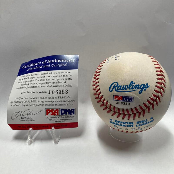 Bobby Richardson Single-Signed Inscribed "61 Yankees" Baseball. PSA Image 5