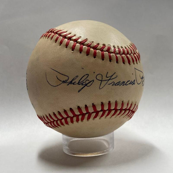 Phil Rizzuto Single-Signed Full-Name Inscription Baseball. Auto PSA AH25022 Image 2