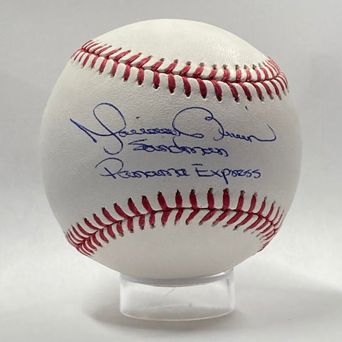 Mariano Rivera Single-Signed Inscribed "Sandman, Panama Express" Baseball. Auto PSA Image 1