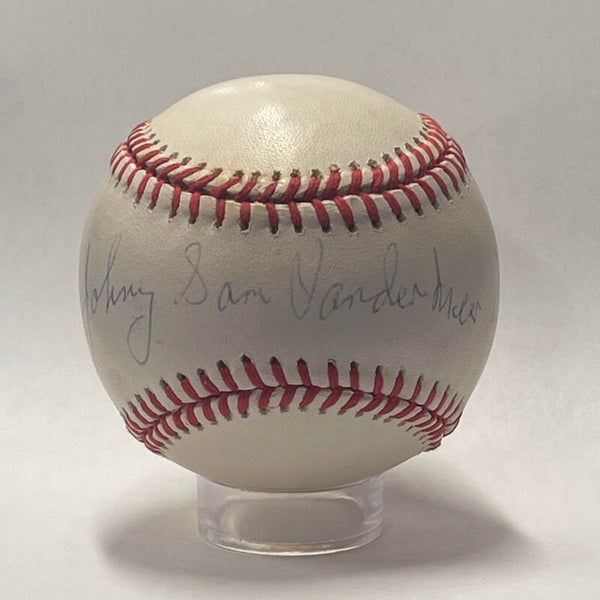 Johnny Vander Meer Single Signed Baseball. Auto PSA Image 1