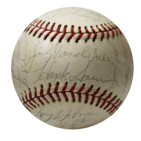 1970s New York Yankees Old Timers Day Signed Baseball. 34 Signatures. PSA/DNA Image 1