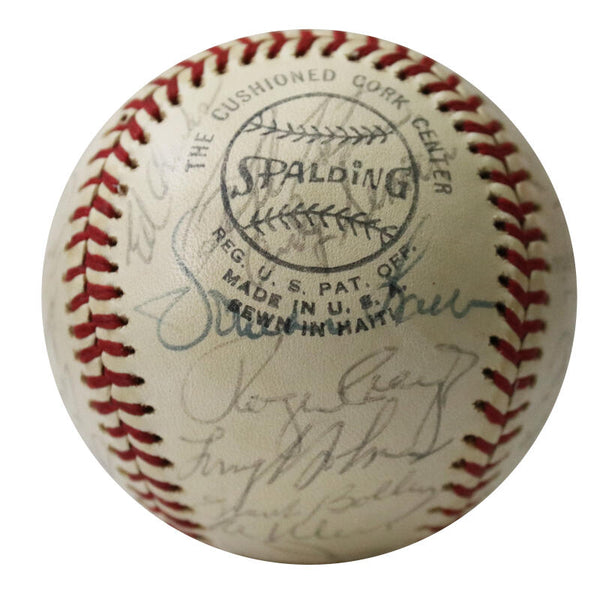 1970s New York Yankees Old Timers Day Signed Baseball. 34 Signatures. PSA/DNA Image 3
