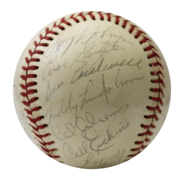 1970s New York Yankees Old Timers Day Signed Baseball. 34 Signatures. PSA/DNA Image 5