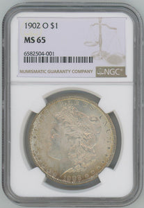 1902 O Morgan Silver Dollar, NGC MS65 Image 1