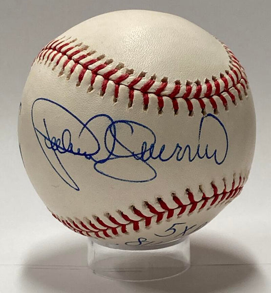 Pedro Guerrero Single-Signed Inscribed "5X A.S 81 W.S. M.V.P." Baseball. Auto PSA Image 1