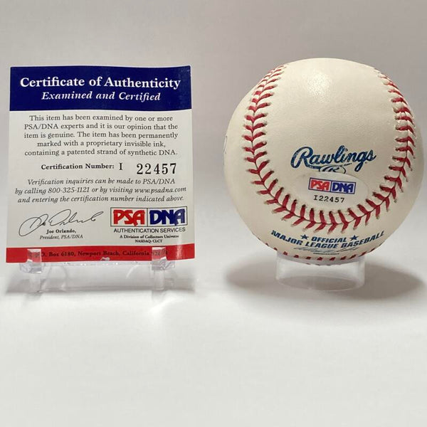 Pedro Guerrero Single-Signed Inscribed "5X A.S 81 W.S. M.V.P." Baseball. Auto PSA Image 4