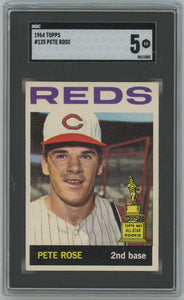 Pete Rose 1964 Topps All-Star Rookie #125. SGC 5 Image 1