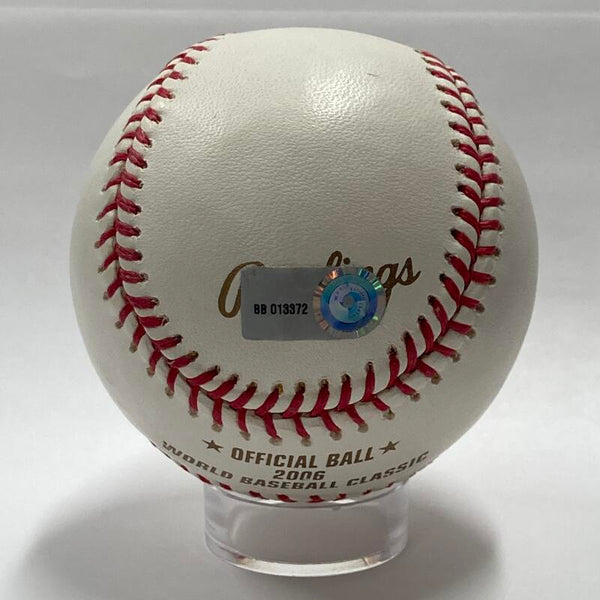Yuli Gurriel Single Signed 2006 World Baseball Classic Ball. Auto WBC Image 3