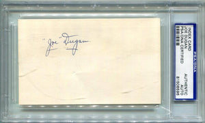 Joe Dugan Signed Cut Card. Auto PSA CS Image 1