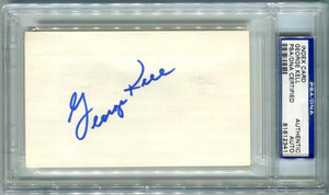 George Kell Signed Cut Card. Auto PSA CS Image 1