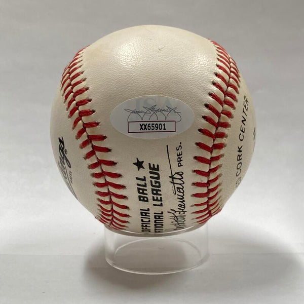Carl Hubbell Single Signed Baseball. Auto JSA Image 3