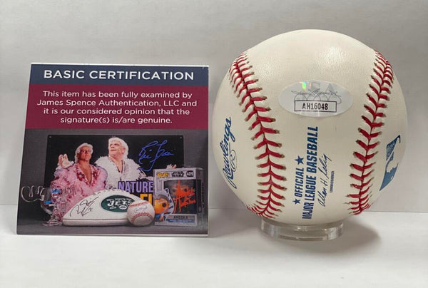 Pete Rose Single Signed Inscribed "1975 WS MVP" Baseball. Auto JSA Image 4