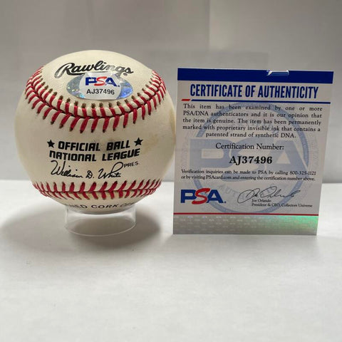 AL Lopez Single Signed Baseball, Official Major League. PSA Image 1