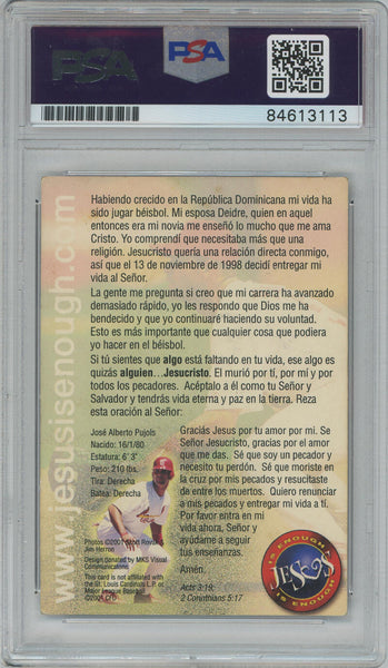 Albert Pujols "A Star is Born... Again" Signed Card. Auto PSA Image 2