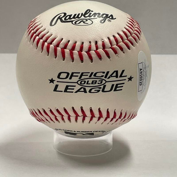 Bobby Thomson Single Signed Baseball Auto JSA Image 2