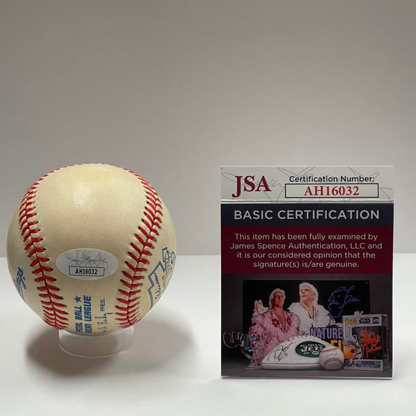 George Kell Signed Inscribed Stats Jackie Robinson 50th Anniversary Ball . Auto JSA Image 5