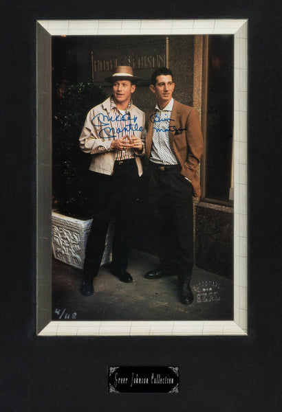 Mickey Mantle and Billy Martin Dual Signed 9x6 Photo, Greer Johnson Collection. Auto PSA Image 2
