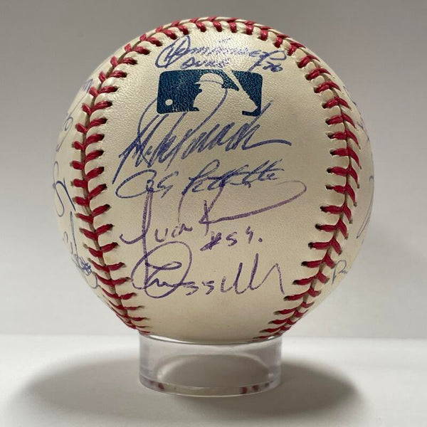 2002 New York Yankees Team Signed Baseball, 28 Signatures. PSA AH00340 Image 4