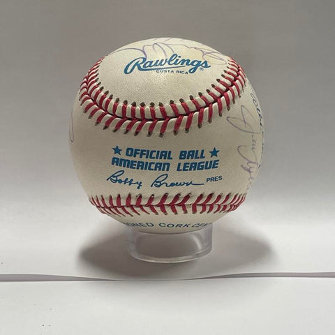 Yankee Old Timers (16) multi-signed baseball. PSA Image 1
