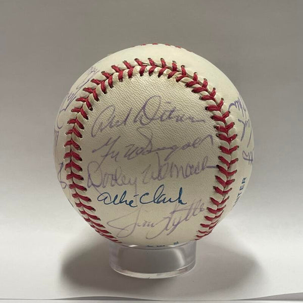 Yankee Old Timers (16) multi-signed baseball. PSA Image 2