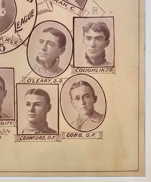 1906 Ty Cobb Rookie Detroit Tigers Sporting Life W601 Composite Image 3