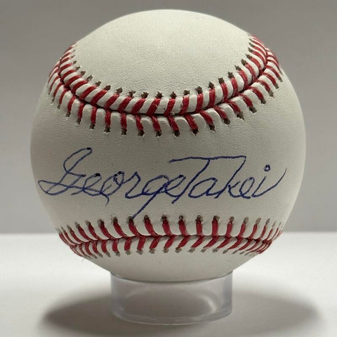 George Takei Signed Official MLB Baseball. Auto PSA Image 1