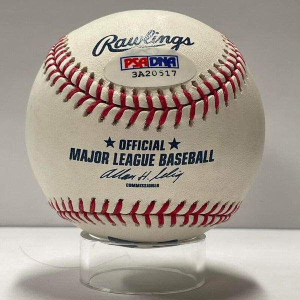 Tim Raines Single Signed Baseball. Auto PSA Image 2