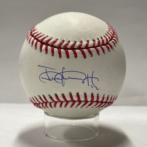 Juan Lagares Single Signed Baseball. Auto Fanatics, Steiner MLB Auth  Image 1